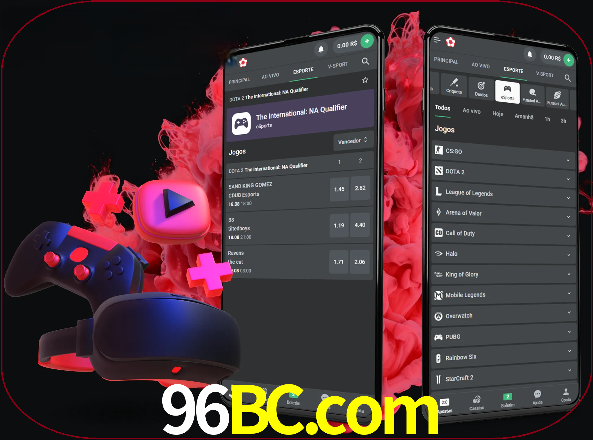Para ter a aplicação móvel 96bc no seu smartphone, basta descarregar o ficheiro apk e seguir as instruções.